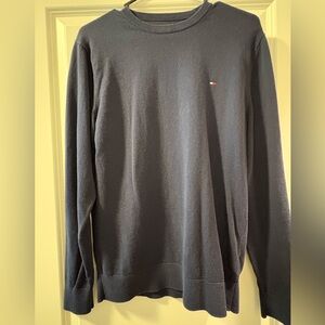 Tommy Hilfiger Men's Dark Blue Crewneck Sweater